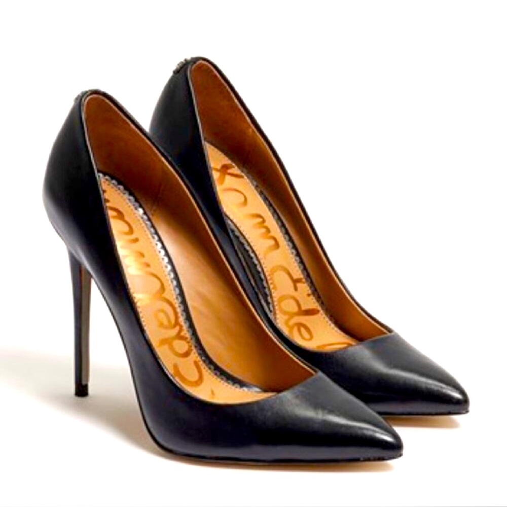 Sam Edelman Pointed Toe Pumps Black Size 4.5